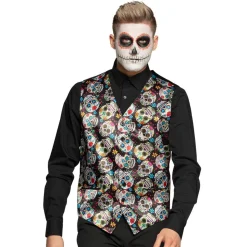 Halloween Gilet Day Of The Dead