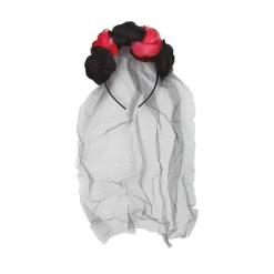 Halloween Haarband Bloemen Sluier