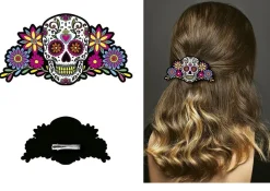 Halloween Haarclip Catrina