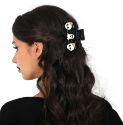 Halloween Haarclip Doodshoofd 2st