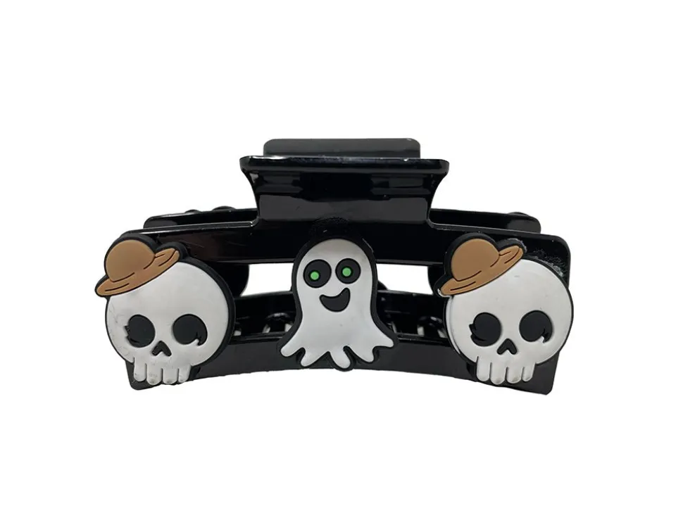 Halloween Haarclip Doodshoofd 2st