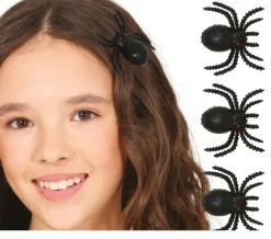Halloween Haarclip Nep Spin 3cm 3st