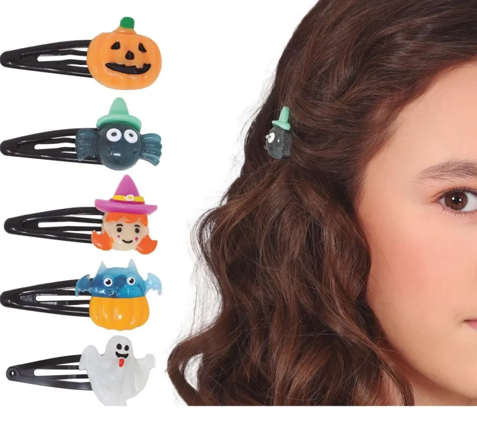 Halloween Haarclip 5st