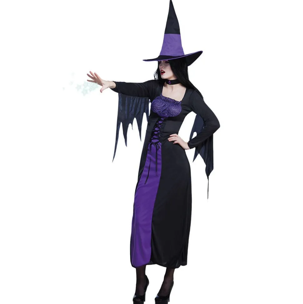 Halloween Heks Kostuum Paars