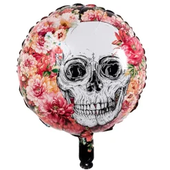Halloween Helium Ballon Day Of The Dead Leeg 45cm