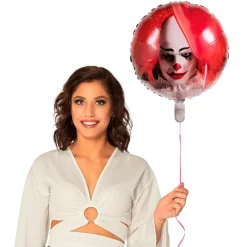 Halloween Helium Ballon Horror Clown Leeg 45cm
