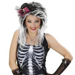 Halloween Hoed Schedel Met Strik