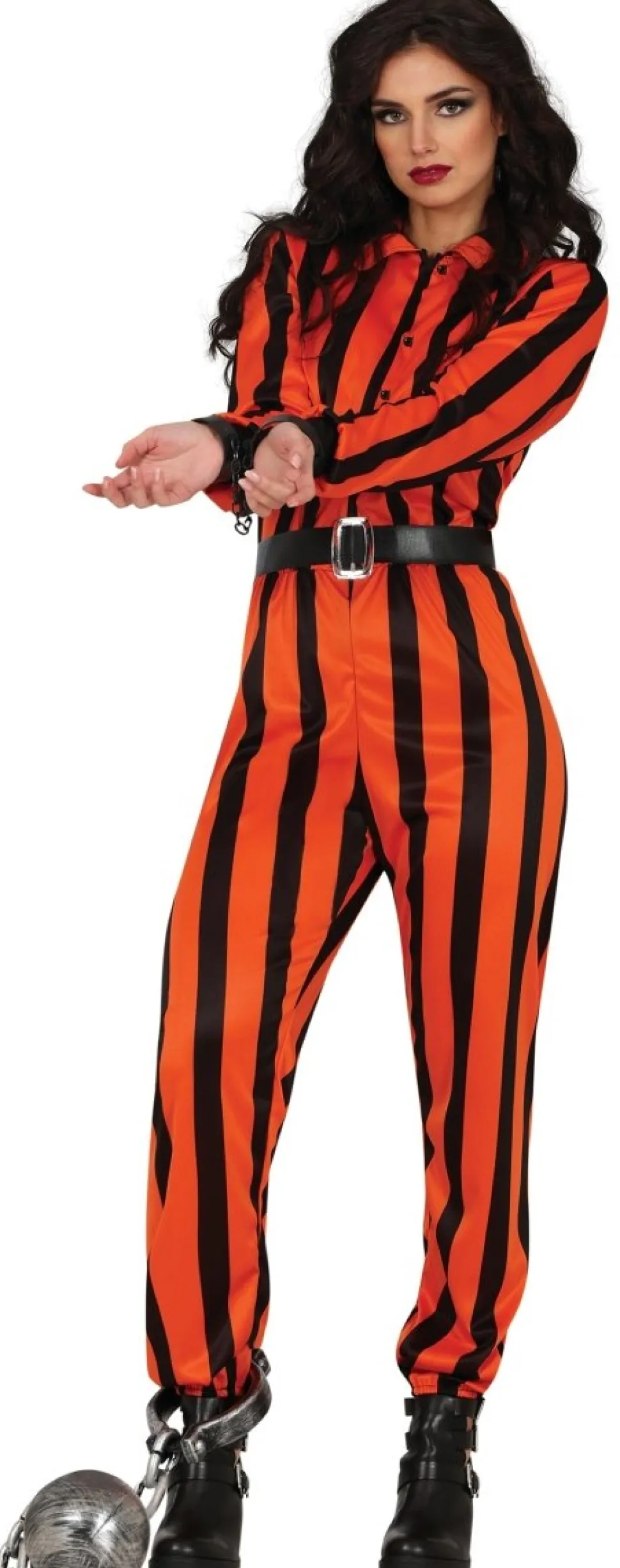 Halloween Jumpsuit Dames Harlekijn Gevangene