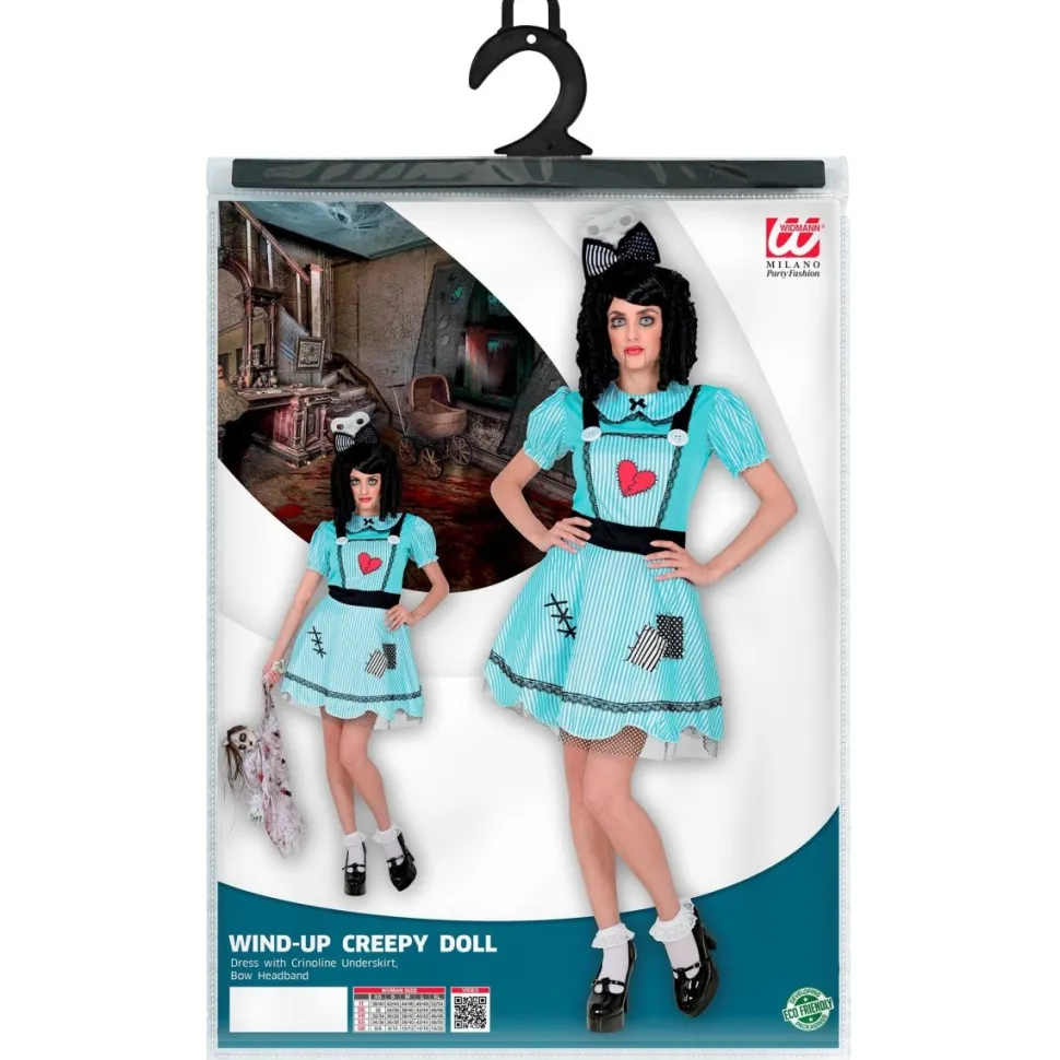 Halloween Jurk Blauw Dames Pop