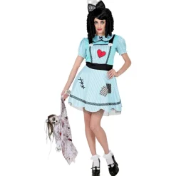 Halloween Jurk Blauw Dames Pop