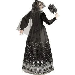 Halloween Jurk Dames Bruid Skelet