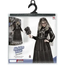 Halloween Jurk Dames Bruid Skelet