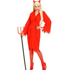 Halloween Jurk Dames Duivelin 3 delig
