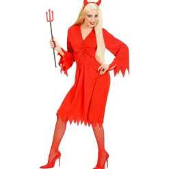 Halloween Jurk Dames Duivelin 3 delig