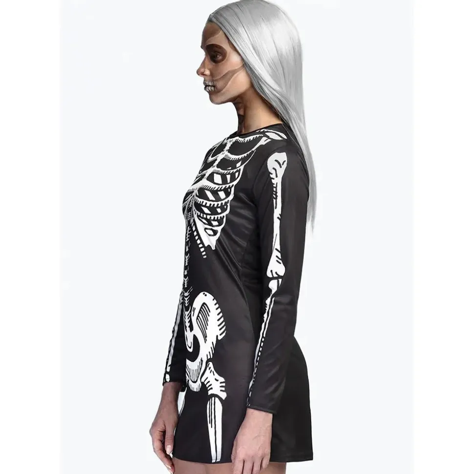 Halloween Jurk Dames Skelet
