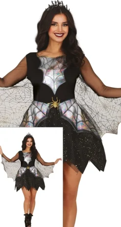 Halloween Jurk Dames Spinnenwebben En Spin