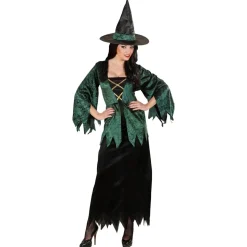 Halloween Jurk Groen Dames Heks