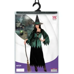 Halloween Jurk Groen Dames Heks
