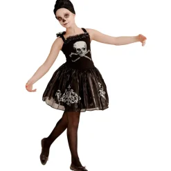 Halloween Jurk Meisje Ballerina Schedel
