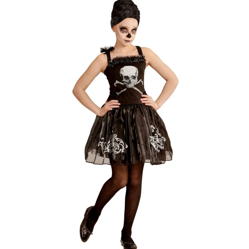 Halloween Jurk Meisje Ballerina Schedel