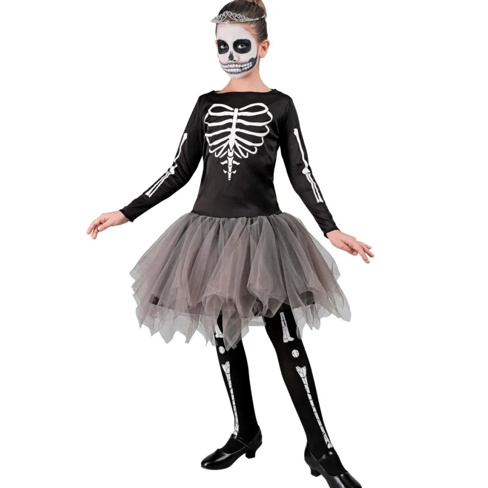 Halloween Jurk Meisje Ballerina Skelet