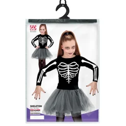 Halloween Jurk Meisje Ballerina Skelet
