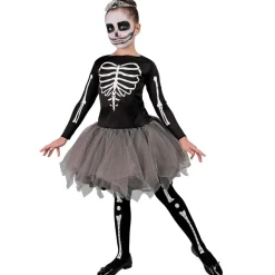 Halloween Jurk Meisje Ballerina Skelet