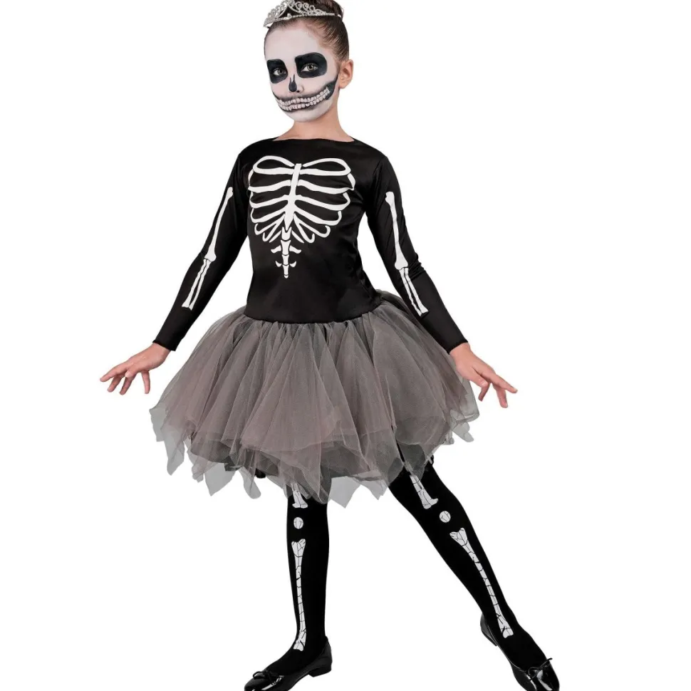 Halloween Jurk Meisje Ballerina Skelet