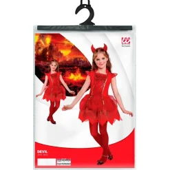 Halloween Jurk Meisje Duivel 2 delig