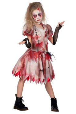 Halloween Jurk Meisje Kort Met Bloed
