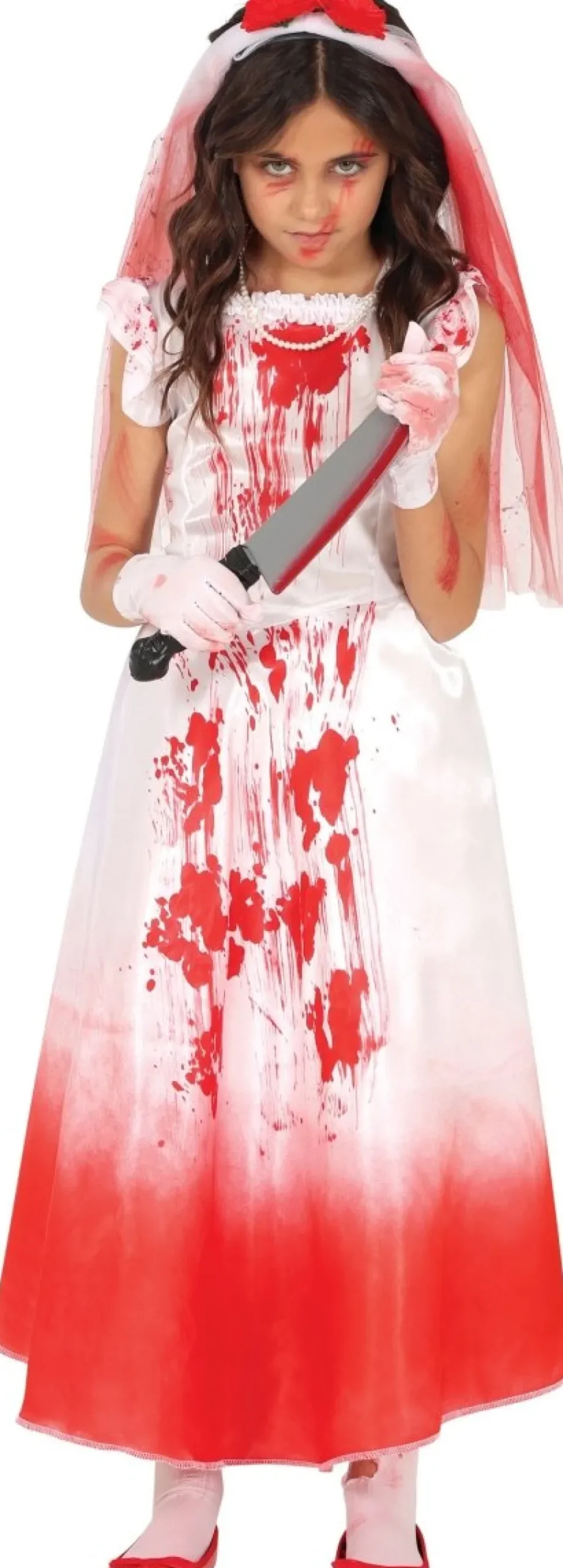 Halloween Jurk Meisje Met Bloed
