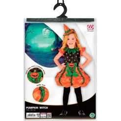 Halloween Jurk Meisje Pompoen Heks