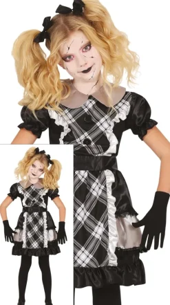 Halloween Jurk Meisje Porseleinen Pop