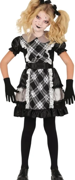 Halloween Jurk Meisje Porseleinen Pop