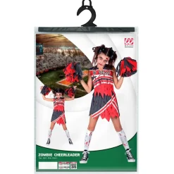 Halloween Jurk Meisje Zombie Cheerleader 3 delig