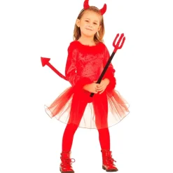 Halloween Jurk Rood Kind Duiveltje