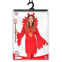 Halloween Jurk Rood Kind Duivel