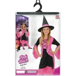Halloween Jurk Roze Heks
