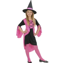 Halloween Jurk Roze Heks