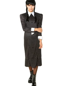 Halloween Jurk Wednesday Addams Dames