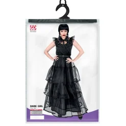 Halloween Jurk Zwart Dames Gothic