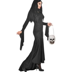 Halloween Jurk Zwart Dames Mortisia