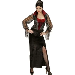 Halloween Jurk Zwart Dames Vampier