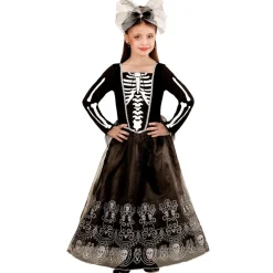 Halloween Jurk Zwart Kind Skelet