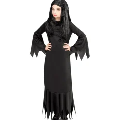 Halloween Jurk Zwart Meisje Mortisia