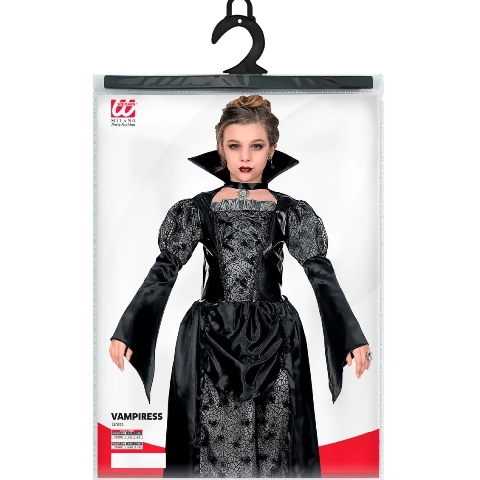 Halloween Jurk Zwart Meisje Vampier