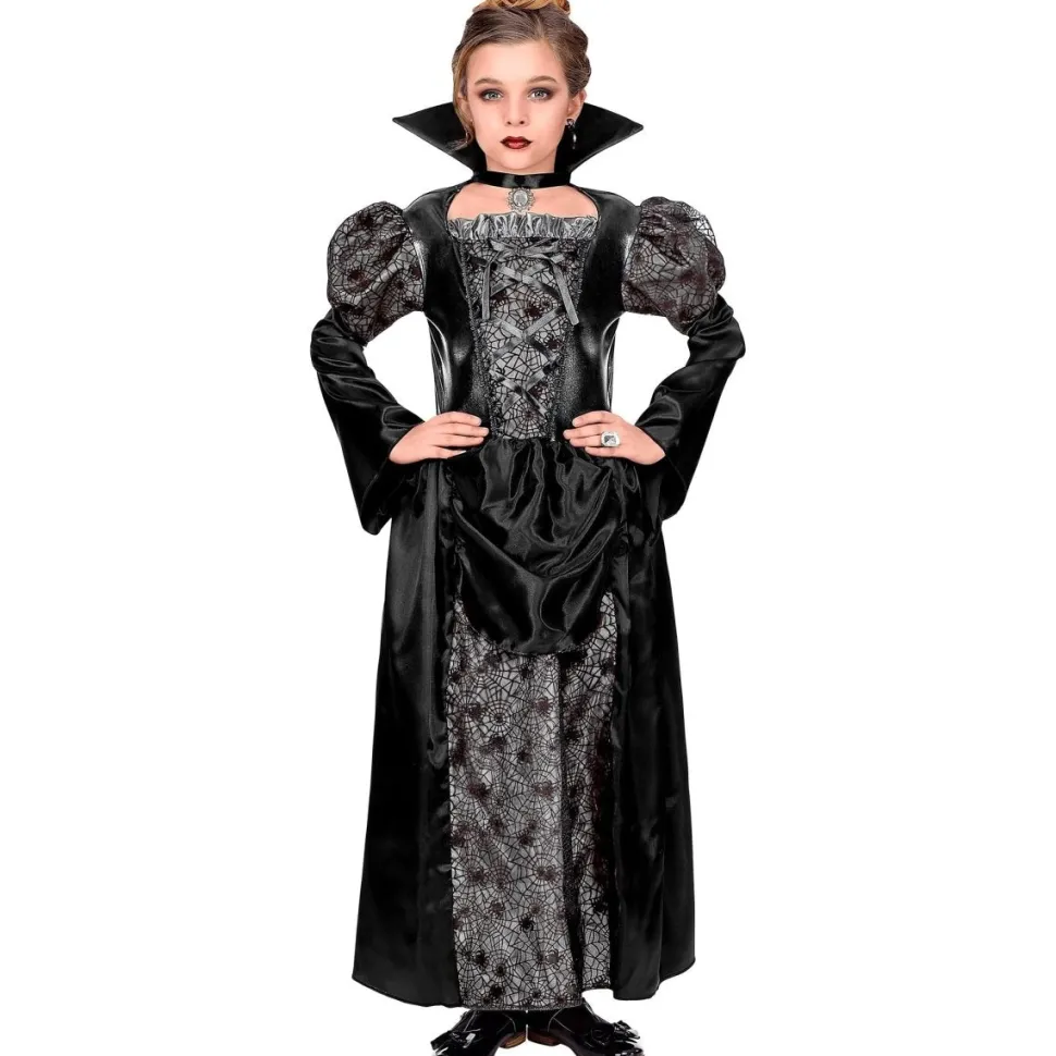 Halloween Jurk Zwart Meisje Vampier