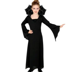 Halloween Jurk Zwart Meisje Vampier 2 delig