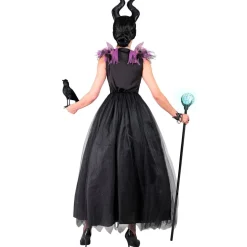 Halloween Jurk Zwart Paars Malefizia