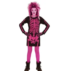 Halloween Jurk Zwart Roze Meisje